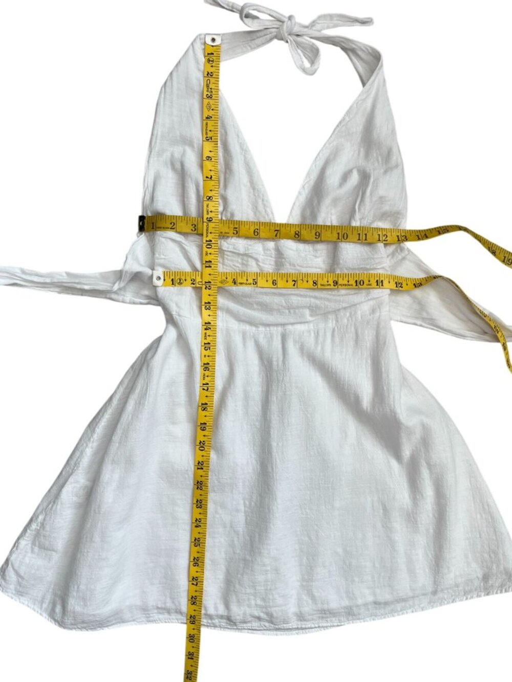 Blanco by Nature White Inika Halter Mini Dress NWT Fits Like Small - Picture 7 of 7